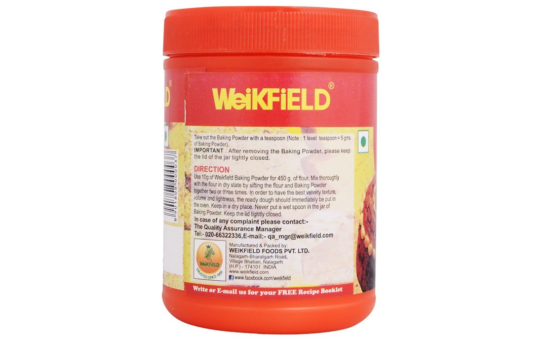 Weikfield Baking Powder (Double Action)   Plastic Jar  100 grams
